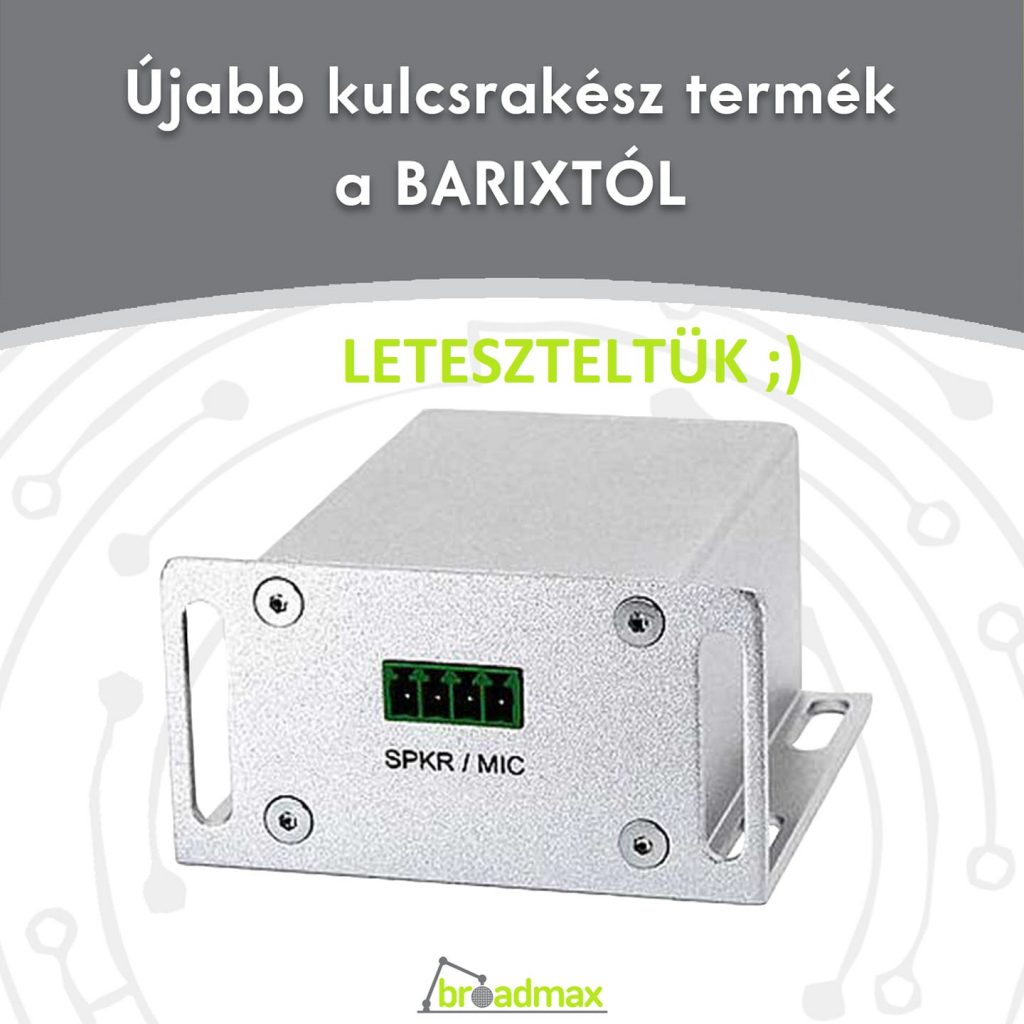 Barix IP former – “100V-os” rendszerek a 21. században